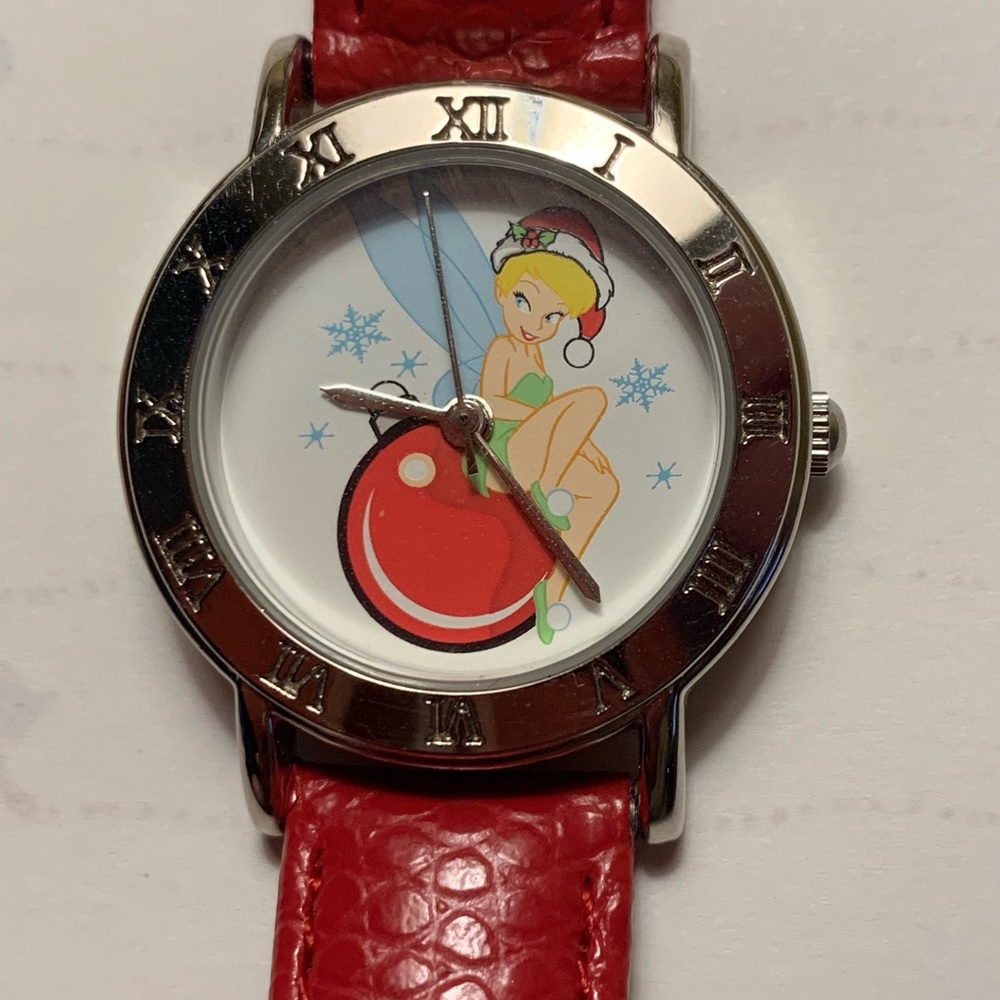 Genuine Disney Tinker bell Christmas watch.